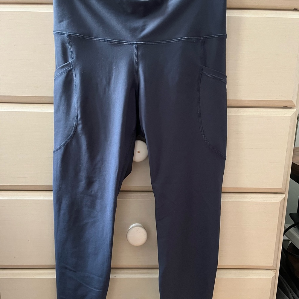 Old Navy Powersoft High-Rise Navy Leggings